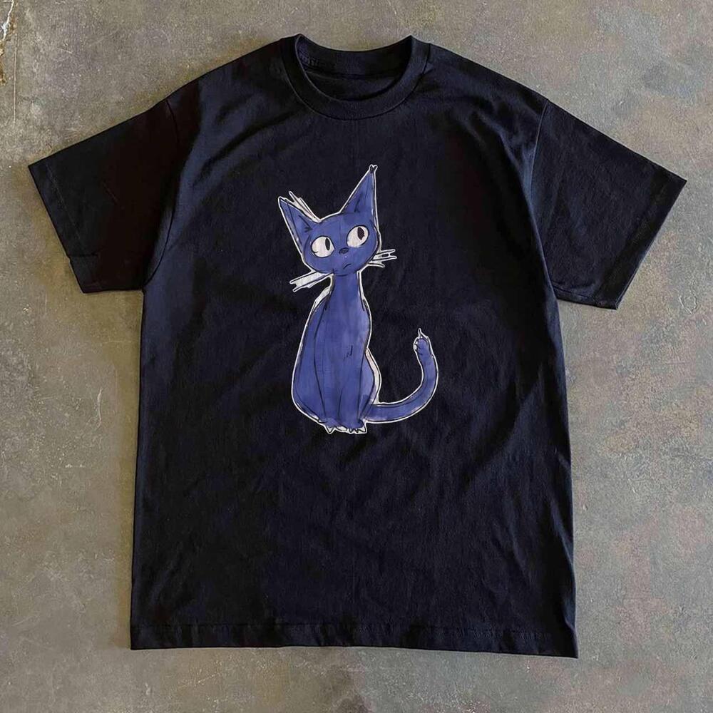 Style Blue Cat T-Shirt
